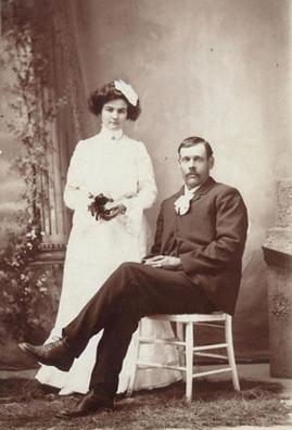 Gibbs Wedding Day July 1, 1901
