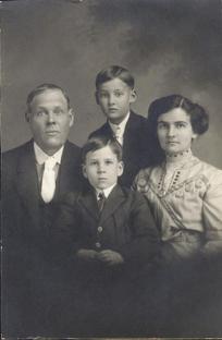 William, Sidney (back), Vernon, & Anna
Cir. 1912

