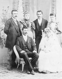 Wedding of Joseph Steinhauser and Philomena (Huss) Steinhauser